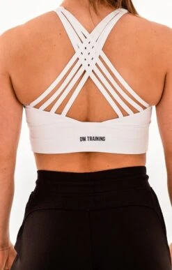 Essentials Sport Beha / Medium Support Beha / Sport Bh Met Crossed Back / Wit -Merkloos Winkel 765x1200 3