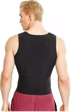 Sweat Body Shaper Workout Tanktop 2XL/3XL - Heren - Zwart -Merkloos Winkel 768x1200 7