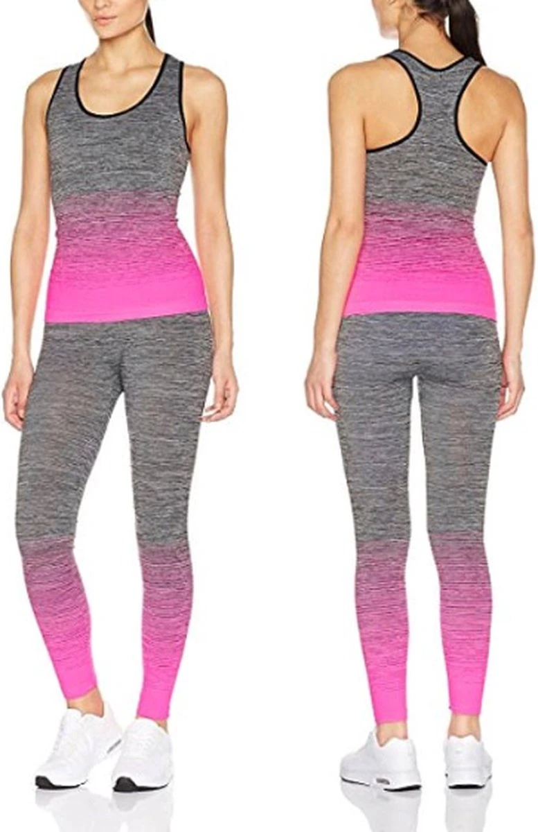 Sportzone - Sportkleding Dames - Sportlegging Dames - Sporttop Dames - Roze Pink - Maat 36-42 - One Size - Sportbroek Dames - Yoga Kleding Dames - Yoga Broek Dames - Sport Set Dames Kleding - Gorilla Wear Tegenhanger 3 Sportzone - Sportkleding Dames - Sportlegging Dames - Sporttop Dames - Roze Pink - Maat 36-42 - One Size - Sportbroek Dames - Yoga Kleding Dames - Yoga Broek Dames - Sport Set Dames Kleding - Gorilla Wear Tegenhanger