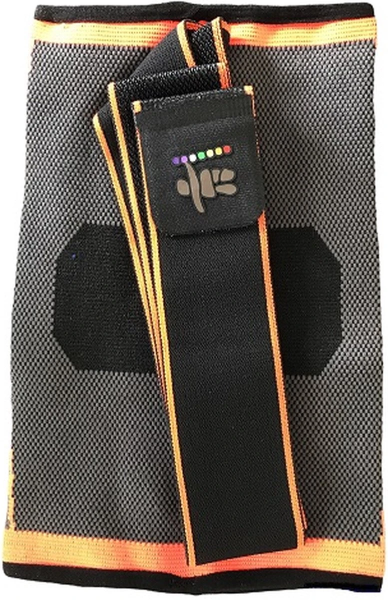 Inuk - Kniebrace - Knie Bandage Sterk Elastisch Comfort En Strak - Maat L (check Tabel!) - Oranje - Knieband - Ook Verkrijgbaar In Zwart 6 Inuk - Kniebrace - Knie Bandage Sterk Elastisch Comfort En Strak - Maat L (check Tabel!) - Oranje - Knieband - Ook Verkrijgbaar In Zwart - Afbeelding 4