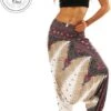 Merkloos Yoga Pants Loose Women High Waist Women Summer Loose Yoga Trousers Baggy Boho Jumpsuit Harem Pants Gym White Fractal -Merkloos Winkel 788x1200 10