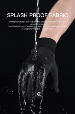 Proofy Premium Handschoenen Zwart - Maat L - Water En Winddicht - Handschoenen Voor Sport - Zwart - Clipje Voor Bewaren - Touchtip Smartphone -Merkloos Winkel 790x1200 14