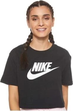 Nike Sportswear Essential Crop Icon Futura Dames T-Shirt - Maat M 17 Nike Sportswear Essential Crop Icon Futura Dames T-Shirt - Maat M -Merkloos Winkel 791x1200 14