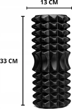 Yoga Foam Roller | Zwart | Fitness Roller | Foamroller | Yoga Rol -Merkloos Winkel 792x1200 3