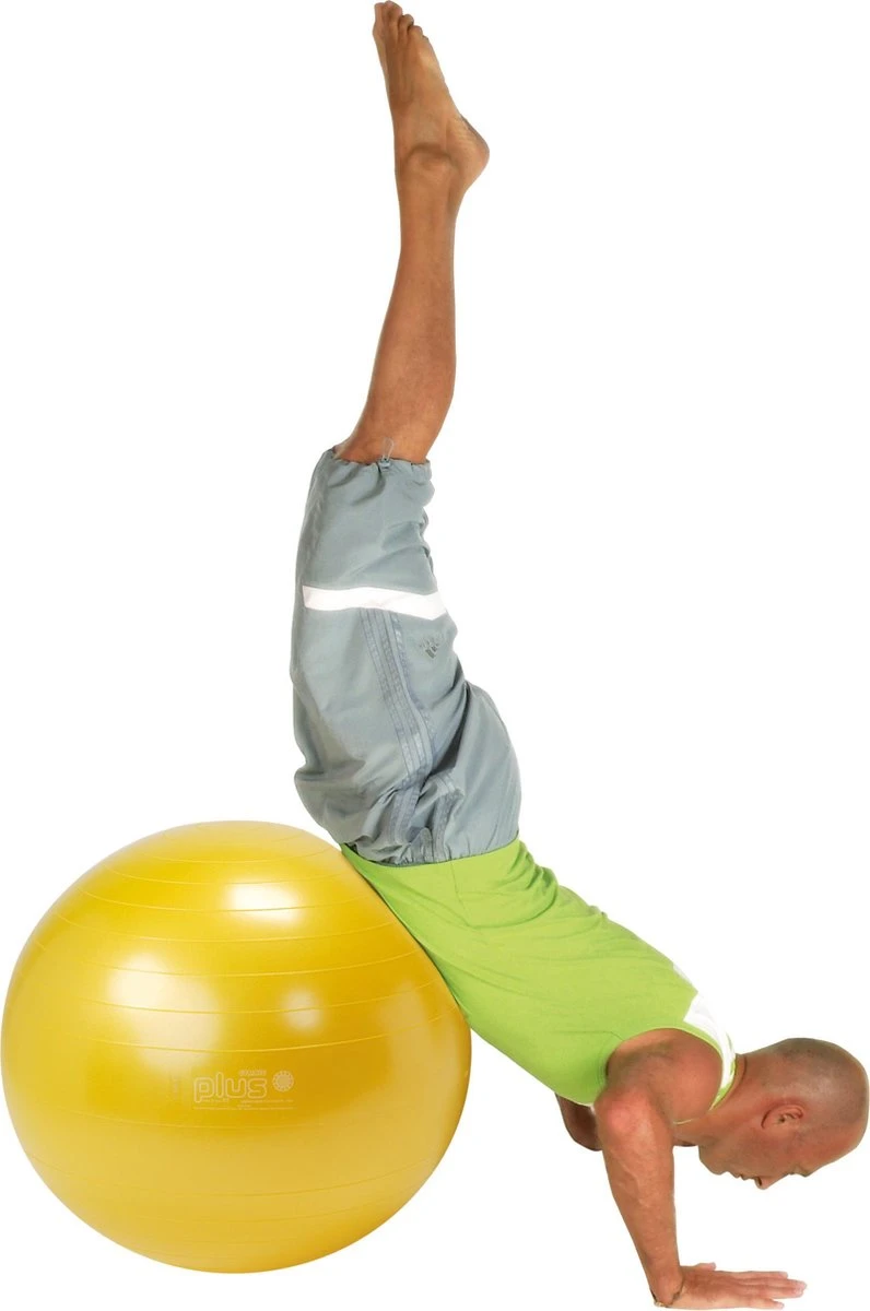 Gymnic Plus 65 BRQ - Zitbal En Fitnessbal - Zwart - Ø 65 Cm 6 Gymnic Plus 65 BRQ - Zitbal En Fitnessbal - Zwart - Ø 65 Cm - Afbeelding 4