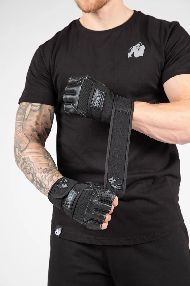Gorilla Wear - Dallas Wrist Wraps - Sporthandschoenen Unisex - Zwart - XL 6 Gorilla Wear - Dallas Wrist Wraps - Sporthandschoenen Unisex - Zwart - XL - Afbeelding 4