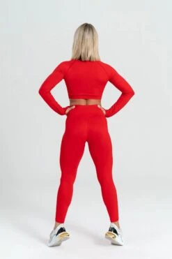 Mives® Sportlegging En Top - Yoga - Fitness Set - Scrunch Butt - Dames Legging - Sportkleding - Fashion Legging - Broeken - Gym Sports - Legging Fitness Wear - High Waist - ROOD - Maat M - LANGE MOUW 19 Mives® Sportlegging En Top - Yoga - Fitness Set - Scrunch Butt - Dames Legging - Sportkleding - Fashion Legging - Broeken - Gym Sports - Legging Fitness Wear - High Waist - ROOD - Maat M - LANGE MOUW -Merkloos Winkel 799x1200 71