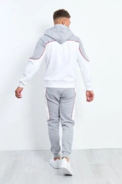 JC Blue Trainingspak Heren – Licht Grijs - Tracksuit Heren - Joggingpak Heren - Maat S -Merkloos Winkel 800x1200 114