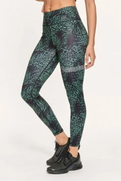Active Panther Legging Lola Leo High Waist Multi, Sportbroek Voor Dames, Yoga, Leggings Met Hoge Taille, Workout Fitness Gym Hardlooplegging