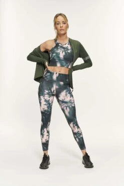 Active Panther Jacket Power Zipp Army Green, Dames Training Full Zip, Dames Hoodie Zip Up Vrouw Top Lange Mouw Sport Workout Hooded Jacket -Merkloos Winkel 800x1200 198