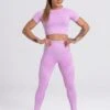 Mives® Sportlegging En Top - Yoga - Fitness Set - Scrunch Butt - Dames Legging - Sportkleding - Fashion Legging - Broeken - Gym Sports - Legging Fitness Wear - High Waist - LILA - Maat S - KORTE MOUWEN 1 Mives® Sportlegging En Top - Yoga - Fitness Set - Scrunch Butt - Dames Legging - Sportkleding - Fashion Legging - Broeken - Gym Sports - Legging Fitness Wear - High Waist - LILA - Maat S - KORTE MOUWEN -Merkloos Winkel 800x1200 203