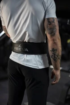 Reeva Zwart Lederen Carbon Powerlift Riem - Lever Belt - Maat M - Lever Belt Geschikt Voor Crossfit, Powerlifting, Fitness En Bodybuilding - Lifting Belt Voor Heren En Dames -Merkloos Winkel 800x1200 240