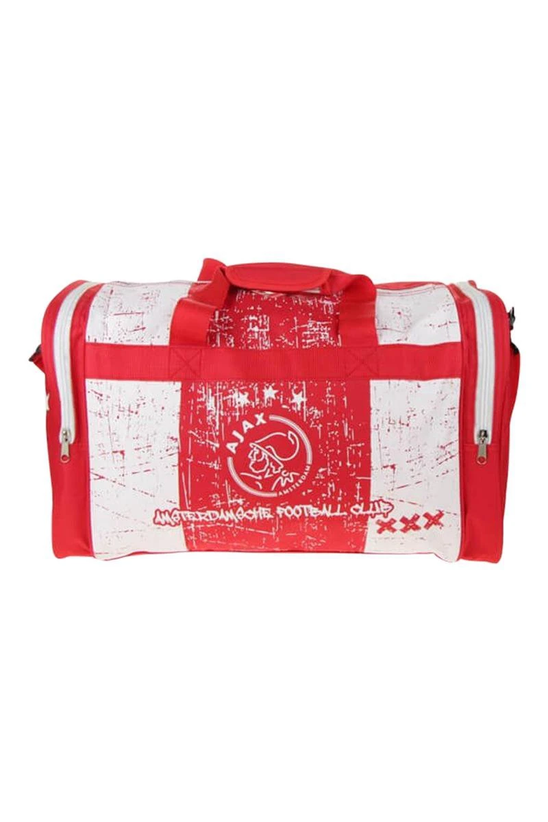 Ajax Sporttas - Wit/rood 5 Ajax Sporttas - Wit/rood - Afbeelding 3