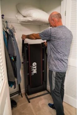 Gymform Slim Fold | Opvouwbare Loopband | Wandelband | LCD Display | Met Hartslagmeter -Merkloos Winkel 803x1200 14