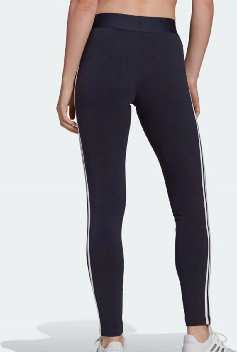 Adidas W 3S LEG Dames Sportlegging - Blauw - Maat S 4 Adidas W 3S LEG Dames Sportlegging - Blauw - Maat S - Afbeelding 2