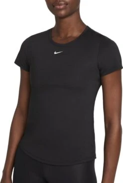 Nike One Dri-FIT Ss Slim Sportshirt - Dames - Zwart - Maat M 19 Nike One Dri-FIT Ss Slim Sportshirt - Dames - Zwart - Maat M -Merkloos Winkel 808x1200 2