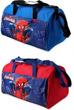 Spiderman Sporttas Blauw 38 Cm /stevig
