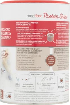 Modifast Protein Shape Pudding Chocolade - 540 Gr -Merkloos Winkel 808x1200 23