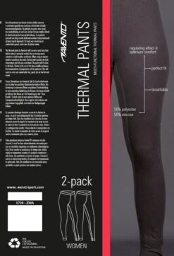 Avento Thermobroek Vrouwen - 2-Pack - Zwart - Maat 42 -Merkloos Winkel 819x1200 10
