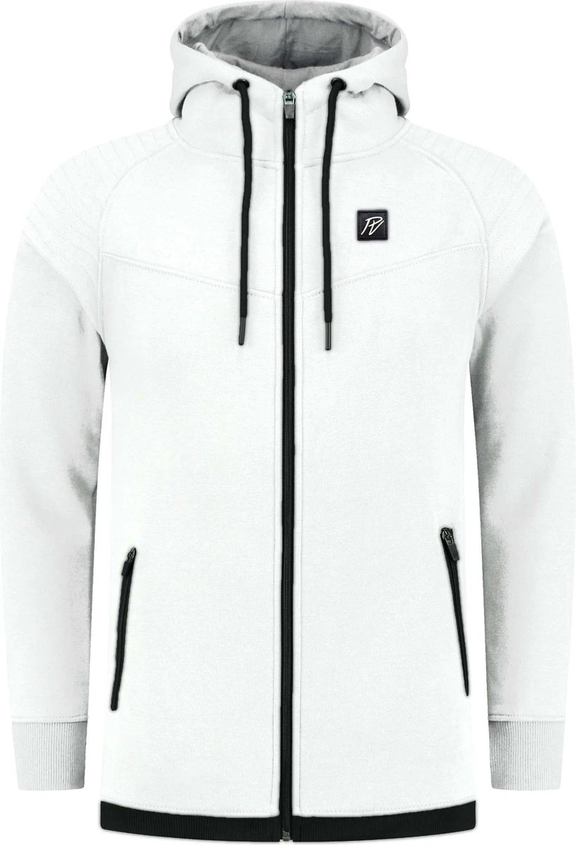 Paulo Vici Joggingpak -Trainingspak Heren - Tracksuit - Wit 7 Paulo Vici Joggingpak -Trainingspak Heren - Tracksuit - Wit - Afbeelding 5