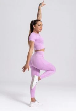 Mives® Sportlegging En Top - Yoga - Fitness Set - Scrunch Butt - Dames Legging - Sportkleding - Fashion Legging - Broeken - Gym Sports - Legging Fitness Wear - High Waist - LILA - Maat S - KORTE MOUWEN 11 Mives® Sportlegging En Top - Yoga - Fitness Set - Scrunch Butt - Dames Legging - Sportkleding - Fashion Legging - Broeken - Gym Sports - Legging Fitness Wear - High Waist - LILA - Maat S - KORTE MOUWEN -Merkloos Winkel 819x1200 17