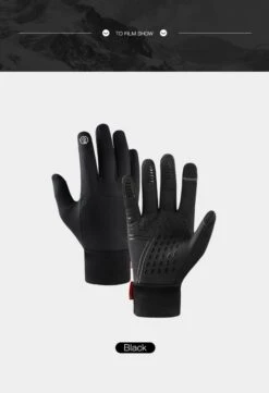 Proofy Premium Handschoenen Zwart - Maat L - Water En Winddicht - Handschoenen Voor Sport - Zwart - Clipje Voor Bewaren - Touchtip Smartphone -Merkloos Winkel 820x1200 3