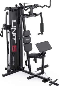 Focus Fitness - Home Gym - Krachtstation - Unit 6 - Zwart 22 Focus Fitness - Home Gym - Krachtstation - Unit 6 - Zwart -Merkloos Winkel 826x1200 14