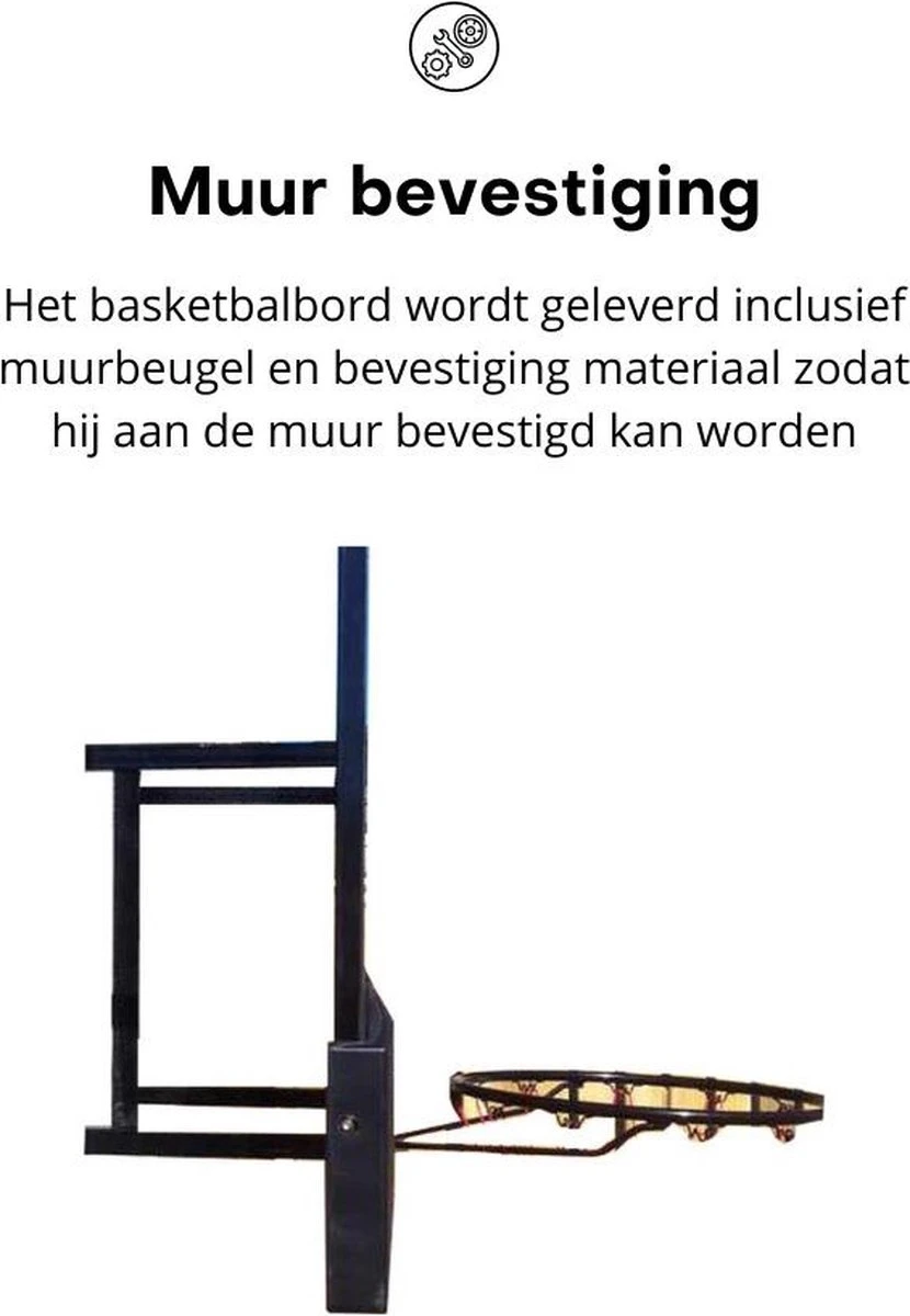 Pegasi Basketbalbord 008 122x82cm 10 Pegasi Basketbalbord 008 122x82cm - Afbeelding 8