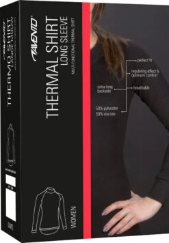 Avento Thermoshirt Lange Mouw - Vrouwen - Zwart - Maat 42 -Merkloos Winkel 832x1200 2