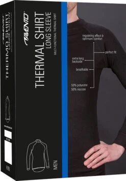 Avento Basic Thermoshirt - Mannen - Zwart - Maat L -Merkloos Winkel 832x1200 5