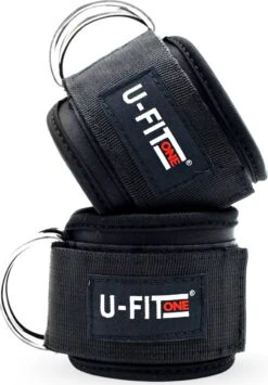 U Fit One® 2 Stuks Ankle Strap Fitness Met Draagtas - Enkelband - Ankle Cuff Strap - Enkel Straps - Gewichten - Billen Trainer - Billen Lift - Heup Trainer