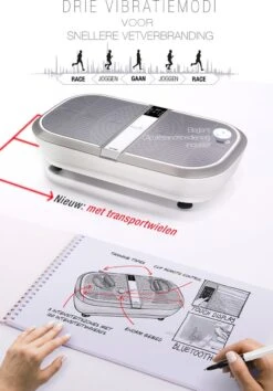 Sportstech Germany VP300 Trilplaat - 2x1000 Watt - Bluetooth -Merkloos Winkel 838x1200 10