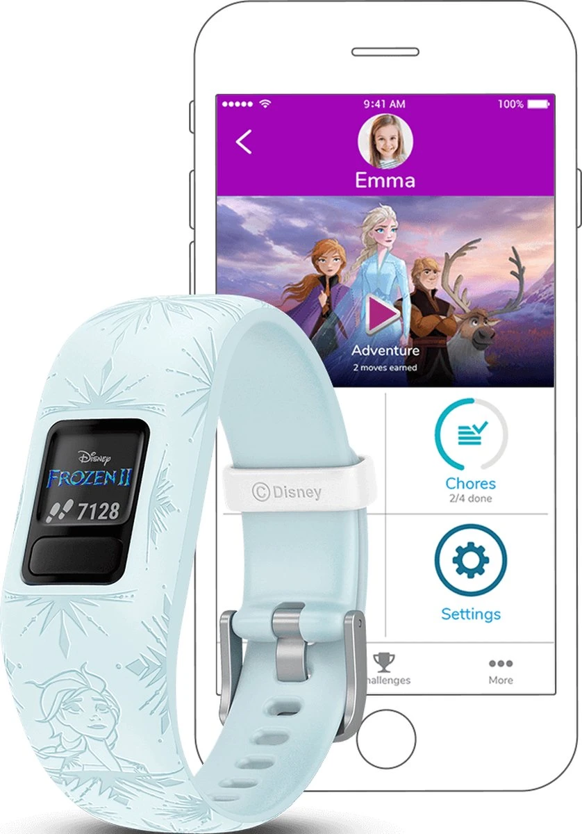 Garmin Vívofit Jr2 - Kids Activity Tracker - ©Disney - Frozen Elsa 9 Garmin Vívofit Jr2 - Kids Activity Tracker - ©Disney - Frozen Elsa - Afbeelding 7