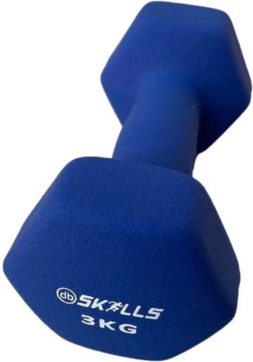 Db SKILLS 3KG Dumbbell Set Van 2 Stuks - Gewichten - Fitness - Sport 4 Db SKILLS 3KG Dumbbell Set Van 2 Stuks - Gewichten - Fitness - Sport - Afbeelding 2