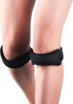 Premium Knie Patella Band - Verstelbaar Compressie Bandage - Knie Brace - Knie Strap - Knie Ondersteuning - Knie Bandage - Kniesteun - Elastisch Neopreen - Sport Band Strap - Dames En Heren - One Size Fits All - Comfort Fit - Zwart - Universeel -Merkloos Winkel 844x1200 15