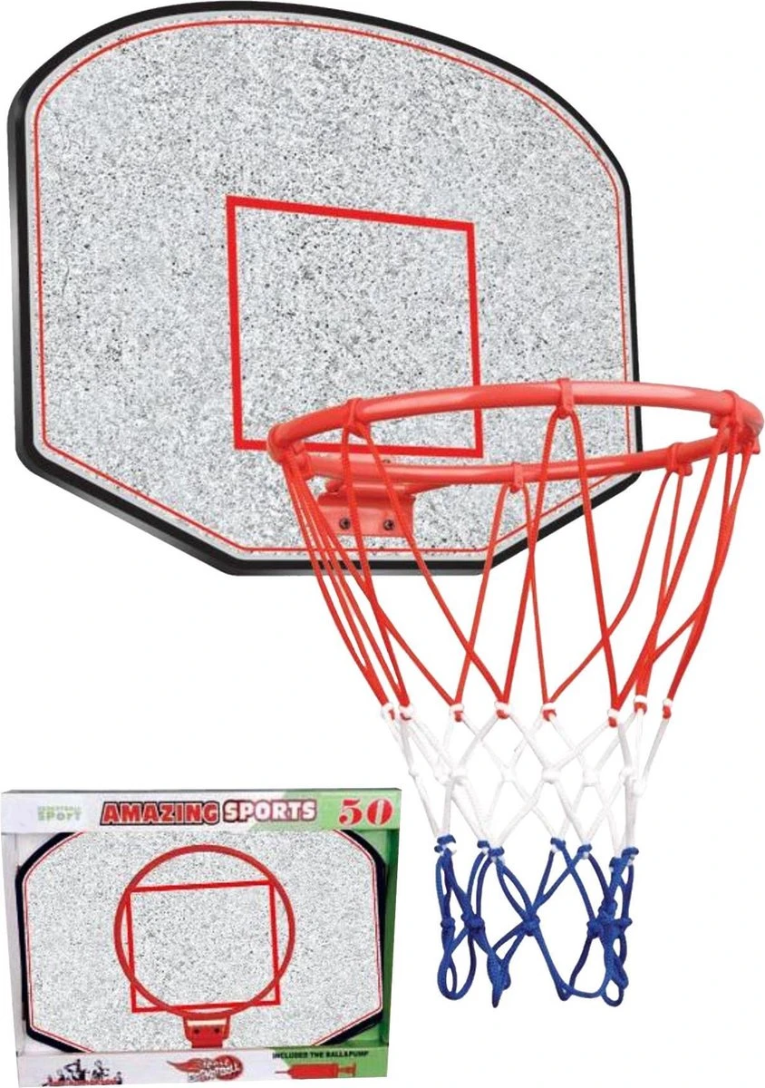 JollyOutside - Basketbal Set - Basketbalring Met Bord En Net 2 JollyOutside - Basketbal Set - Basketbalring Met Bord En Net