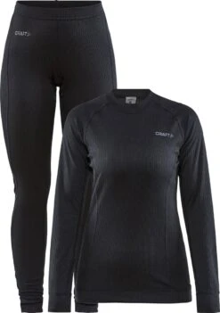 Craft Core Dry Baselayer Thermoset Dames - Zwart - Maat S