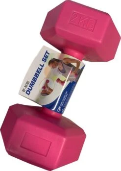 Merkloos Dumbbells - Set Van 2x 2kg - Roze -Merkloos Winkel 850x1200 5