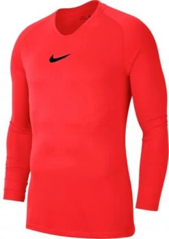 Nike - Park Dry First Layer - Thermoshirt - Maat M - Mannen - Rood