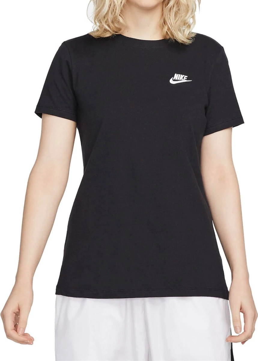 Nike Sportswear Club Dames T-Shirt - Zwart - Maat M 3 Nike Sportswear Club Dames T-Shirt - Zwart - Maat M