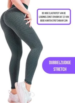 MW® TikTok Legging - Sportlegging Dames High Waist - Legging Dames - Push Up Legging - Donkergrijs XL -Merkloos Winkel 867x1200 10