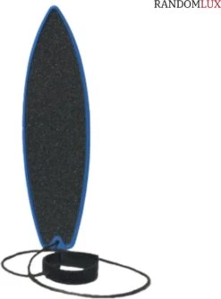 Merkloos Fingerboard Surfboard - Surf Met Je Vingers Over De Wind - Mini Vinger Surfboard Surfplank Autoraam - Blauw