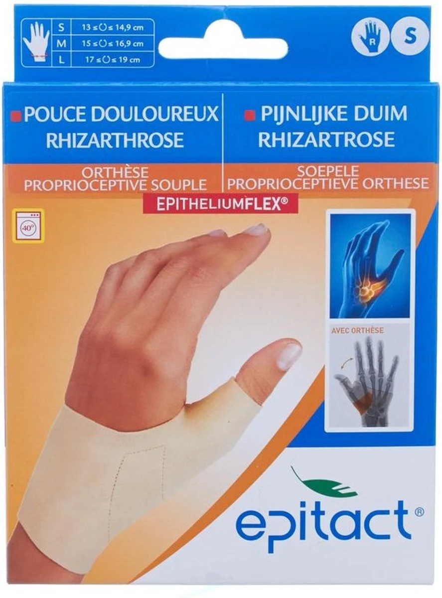 EPITACT Soepele Duimorthese Rechts S Huidskleur 2 EPITACT Soepele Duimorthese Rechts S Huidskleur