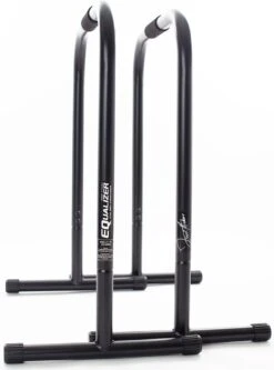 Lebert Equalizer XXL Dip Bars Mat Zwart - Dip Station - Pull Up Bar - Push Up Bars - Calisthenics - Krachttraining Voor Het Gehele Lichaam