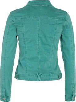 Cassis Kort, Effen Jeansjasje Met Daimlook En Knopen -Merkloos Winkel 891x1200 18