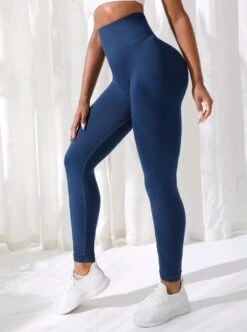 Merkloos Sportlegging Squat Proof Dames-Fitnesslegging -Yogapants -Sportbroek High Waist-Butt Lifting-Donker Blauw S -Merkloos Winkel 894x1200 6