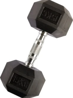 VirtuFit Hexa Dumbbell Pro - Gewichten - Fitness - 15 Kg - Per Stuk