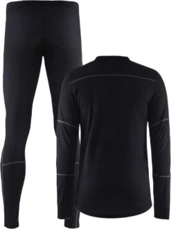 Craft Baselayer Set Thermoset Heren - Black/Granite - Maat S -Merkloos Winkel 897x1200 4