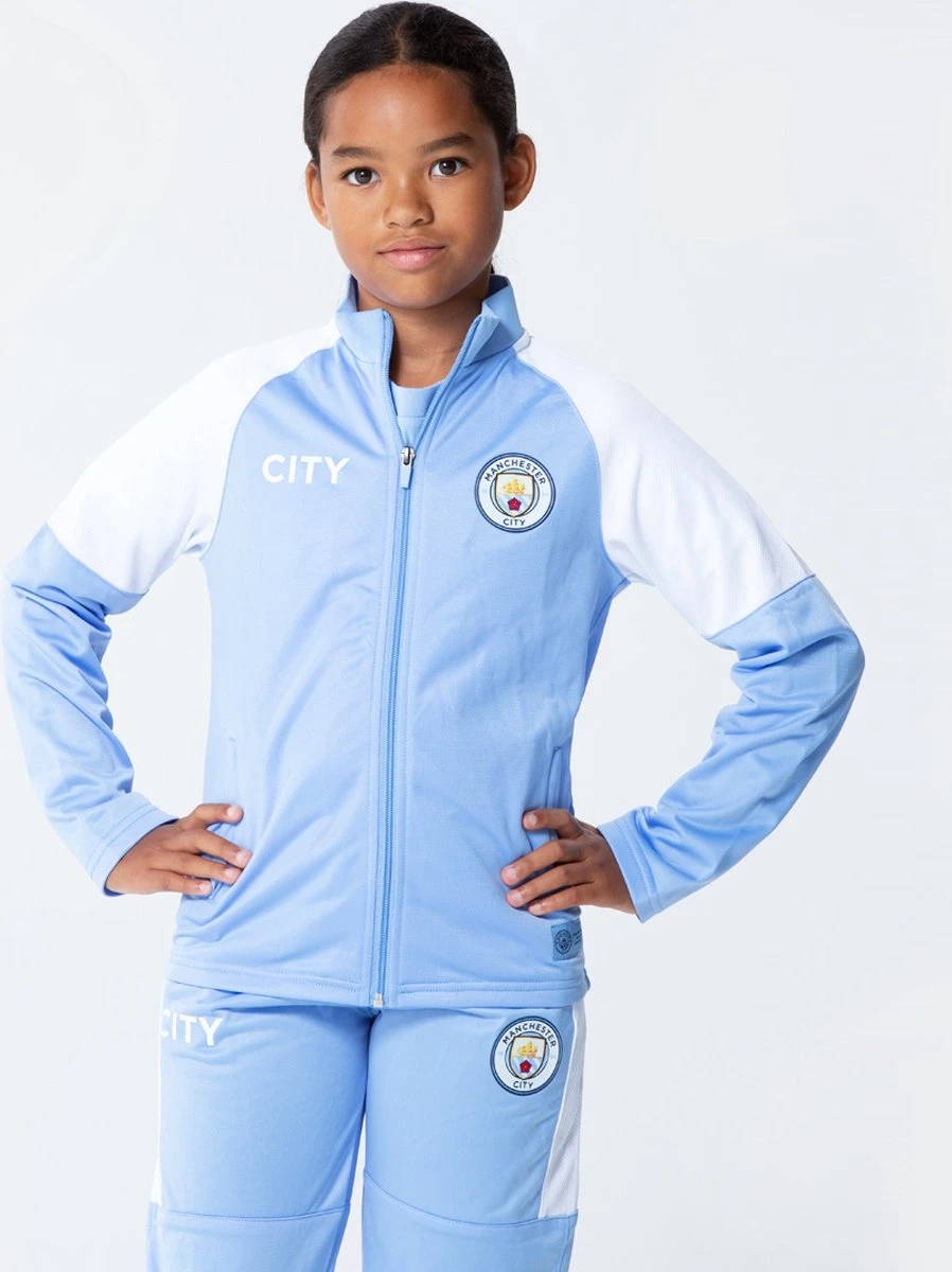Manchester City Trainingspak 21/22 - Sportkleding Voor Kinderen - Officieel Manchester City Fanproduct - Man City Vest En Trainingsbroek - Maat 152 6 Manchester City Trainingspak 21/22 - Sportkleding Voor Kinderen - Officieel Manchester City Fanproduct - Man City Vest En Trainingsbroek - Maat 152 - Afbeelding 4