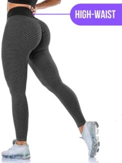 MW® TikTok Legging - Sportlegging Dames High Waist - Legging Dames - Push Up Legging - Donkergrijs S -Merkloos Winkel 899x1200 43